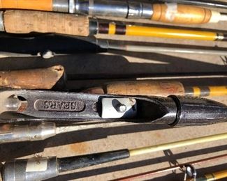 Antique Vintage Fishing Poles and Reels