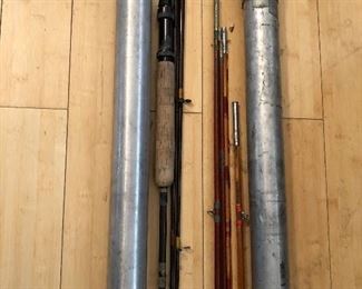 Antique Vintage Fishing Poles and Reels