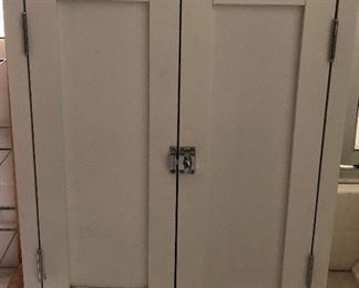 White Cabinet x 2