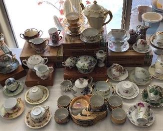 Assorted Cups & Saucers