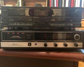 Realistic 8 track player and cassette player