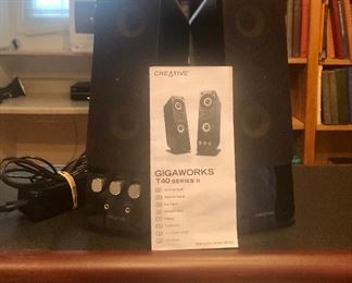 GIGAWORKS T-40 series ll speakers