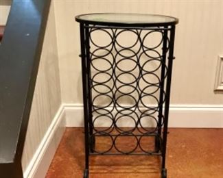 Wine rack table