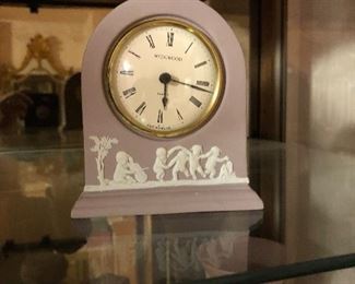 lavender wedgwood clock 