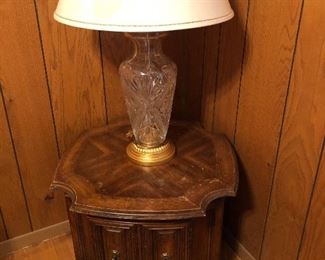 have 2 storage side tables-cabinets like this  one needs tlc- one is great 