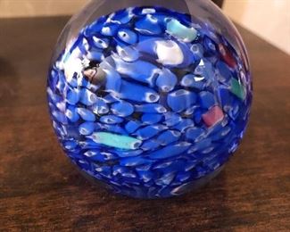 art glass paperwight