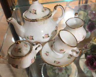 harrods bone china mini tea set 