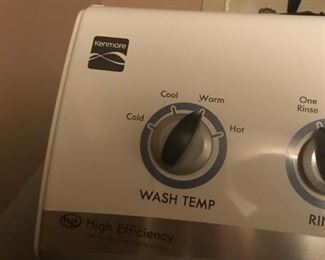 Kenmore washer and electric dryer set