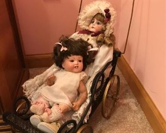 Small antique Doll Carriage