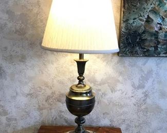 Vintage brass table lamp