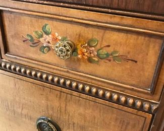 Beautiful antique dresser with mirror. Wonderful detail