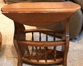 Drop-Leaf Magazine table