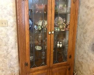 Solid wood Display Hutch