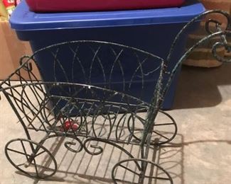 Small metal cart