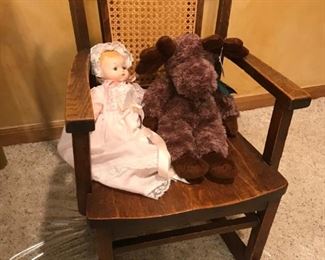 Vintage Child's Rocker