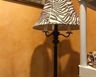 Zebra Floor Lamp