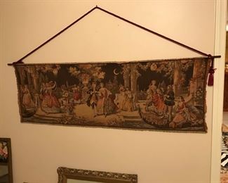 "Night Dance", Large Vintage Tapestry