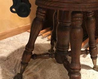 Antique Piano Chair