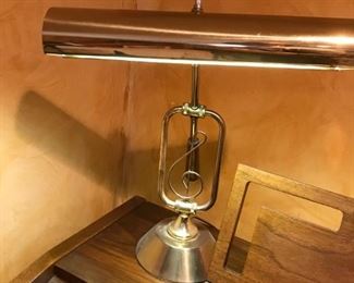 Vintage brass, Treble Clefusic Piano Lamp 