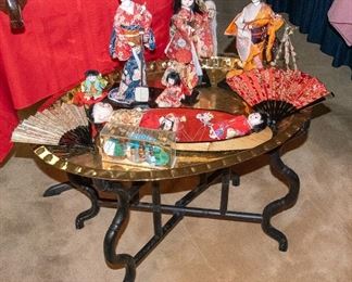 Asian Brass Table