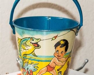 Candy Tin Litho Pail