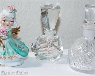 Crystal Perfume Bottles - including Waterford