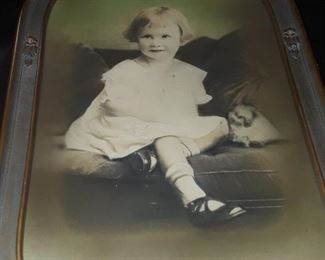 Antique Little Girl Picture