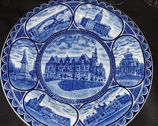 English St. Louis Souvenior Plate