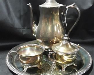 Silver plate Tea Set 