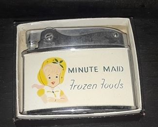 Minute maid vintage lighter