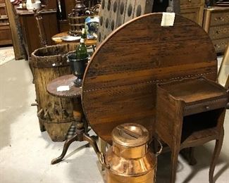 French vendange wine tasting table, wine riddling rack
