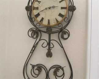 Curlicue Wall Clock