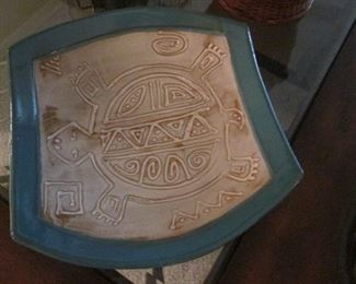 Ceramic Bowl with Turtle Design