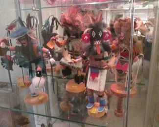 Variety of Kachina Dolls