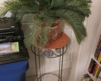 Plant Stand & Potted Greenery