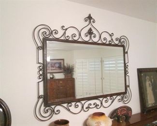 Curlicue Wall Mirror, 51" X 43"
