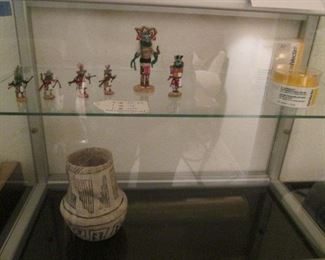 Gil Maldonado Miniature Kachinas, Anasazi Pitcher, Strivectin NIB