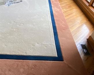 Hand Made Area rug, 14' x 12' Designed by Mark Sauter, $600