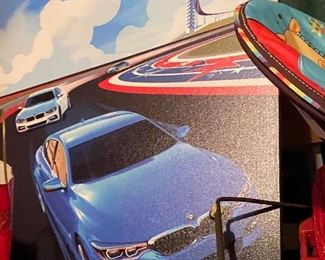 BMW Canvas poster; $40