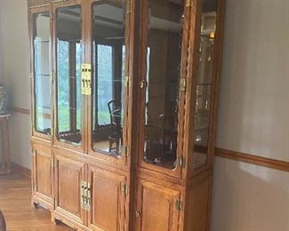 Sobota Collection by Century Asian breakfront; 72.5" W x 17" D x 82" H;  $750