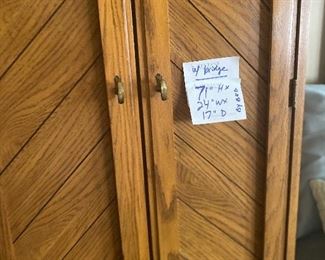 Huntley by Thomasville headboard with bridge ; Upholstered wood bench.  Dimensions for bridge units: 71" H x 24" W x 17" D, plus bridge top to fit a King Bed.  3 Piece Bridge Unit: $275.  