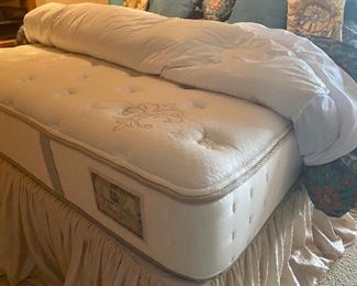 King Bed; Stearns & Foster mattress, box springs & frame; like new; $975