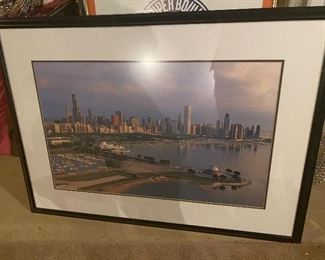 Chicago City  Skyline framed, $75
