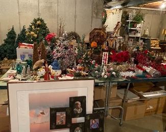 Tons of Seasonal decor!