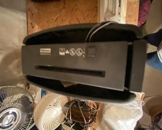 Fellows paper shredder; $25