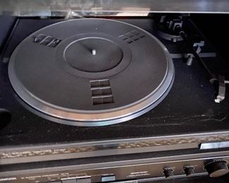 Kenwood turntable with dust cover, model KD45F, $75