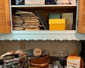 Vintage cook books and other