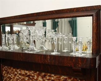 Closer view of crystal on mantle.