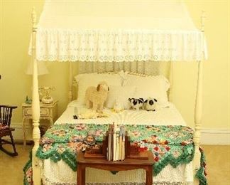 Henry Link double bed with canopy.