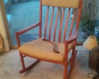 Mid Century Danish Modern Rocker